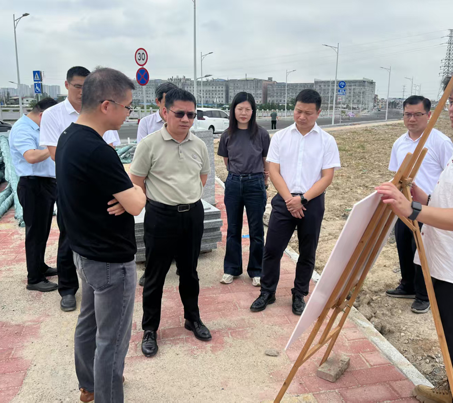 佛山市副市長陳新文調研科伺智能新總部基地建設